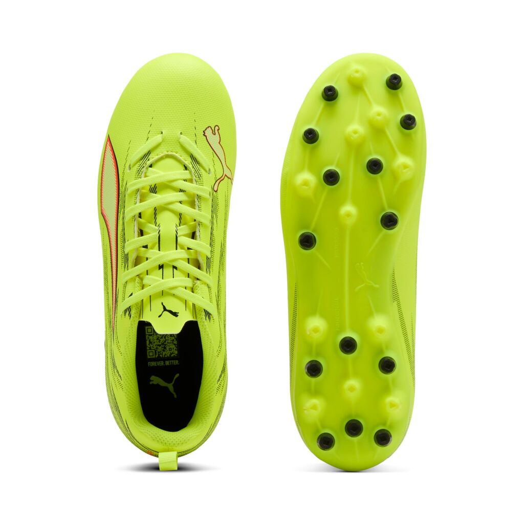 puma-ultra-6-play-mg-jr-lasten-jalkapallokeng-t-mg-keltainen